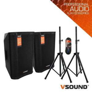 Sistema de Som Amplificado 600W VSOUND - (SOUND-SET-09)