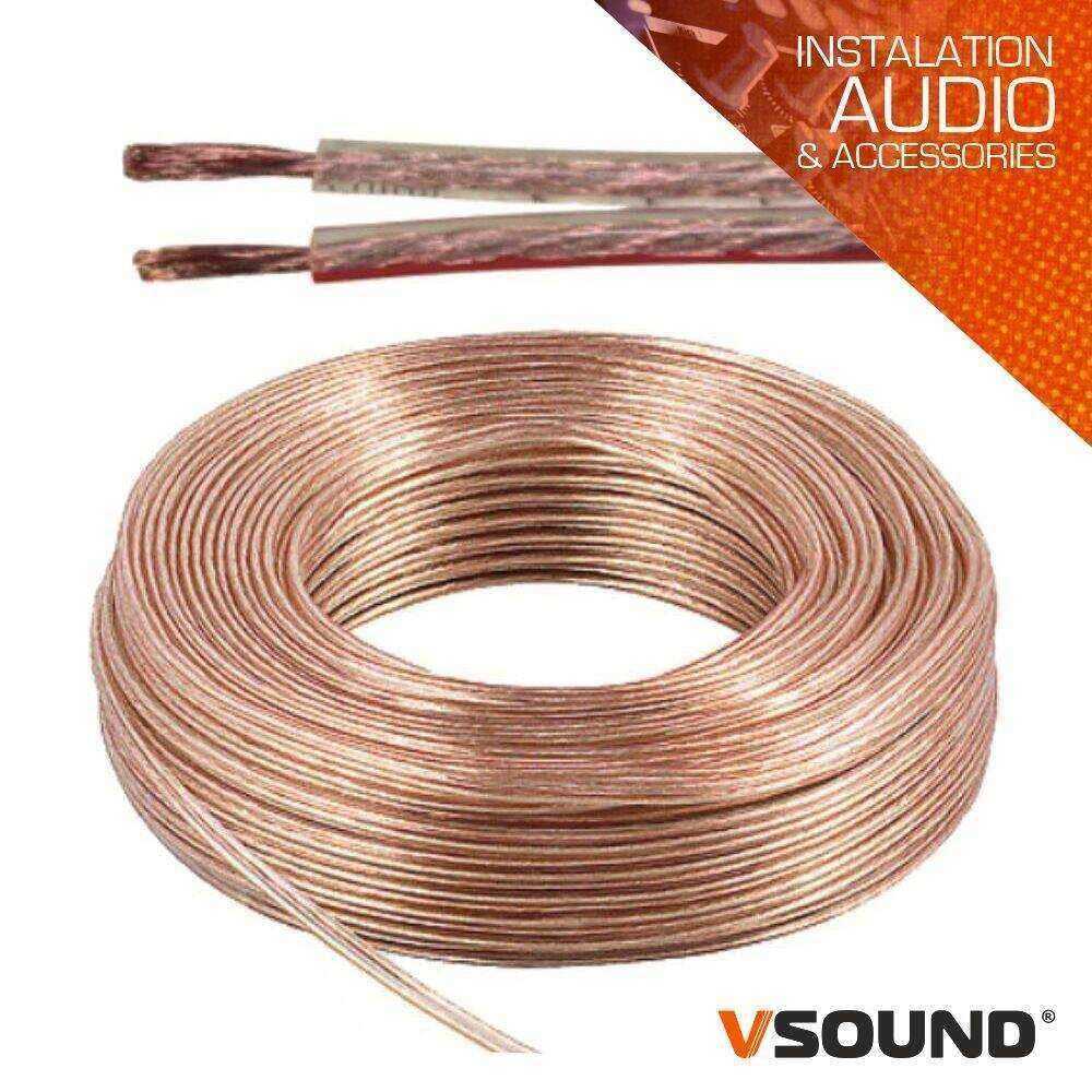 Cabo Coluna 2x0.50mm Transparente Paralelo VSOUND - (PCC050E/50)