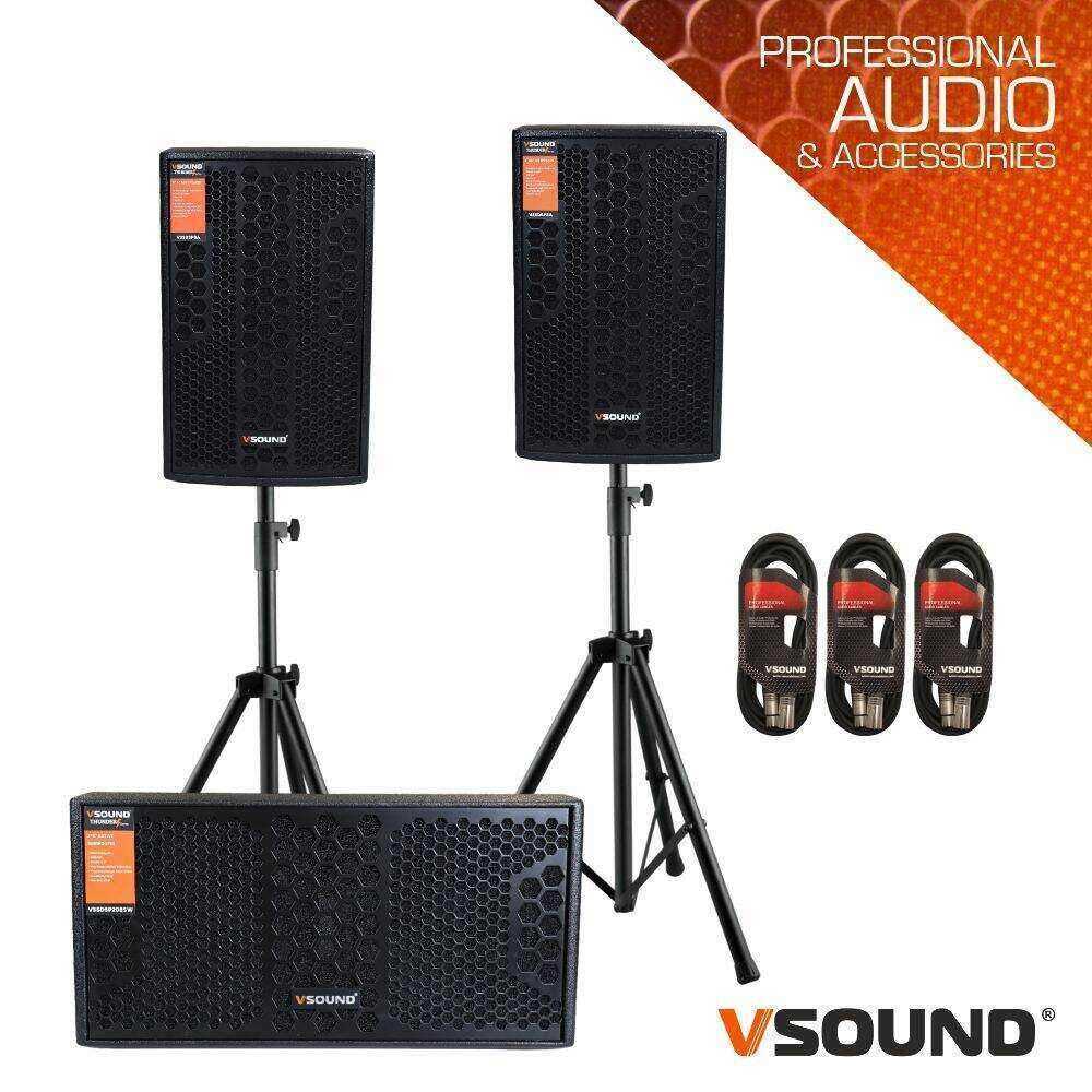 Sistema de Som Amplificado 1800W - (VSSDSPCUBE208A)