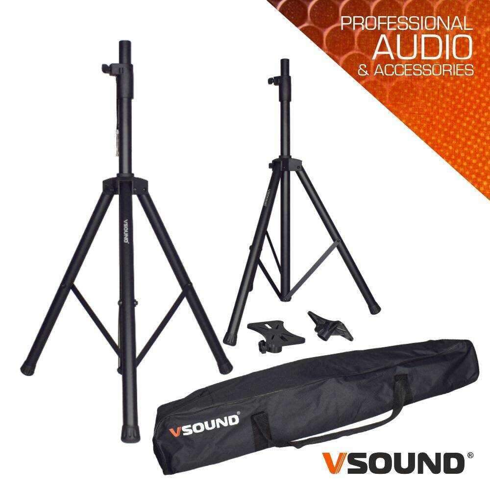 Conjunto 2 Suportes P/ Colunas até 30Kg C/ Bolsa VSOUND - (VSTR4A)