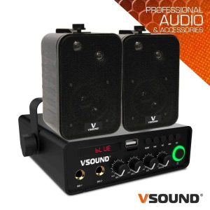 Sistema de Sonorização 60W 12/230V 20m2 VSOUND - (VSPASET30B)