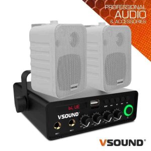Sistema de Sonorização 60W 12/230V 20m2 VSOUND - (VSPASET30W)