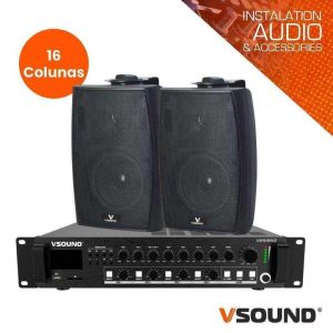 Sistema de Sonorização 24/230V 360W 100V 180m2 VSOUND - (VSPASET360B)