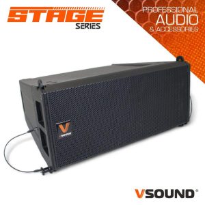 Coluna Ativa 2x6.5" P/ LINE-ARRAY c/ DSP/RJ45 800W VSOUND - (VSSARRAYR6)