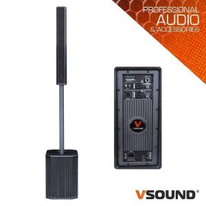 Sistema de Som Amplificado Pro 1.1 12" 1600W DSP VSOUND - (VSSDSP1600A)