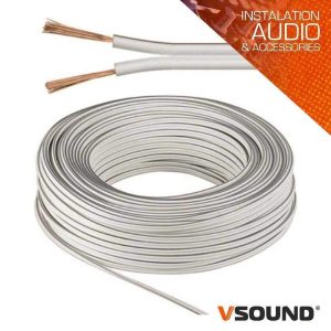 Cabo Coluna 2x1.50mm Branco 10m VSOUND - (PCC150B/10)