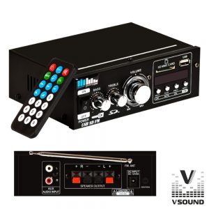 Amplificador 12/220V 60W MP3/USB/SD/FM VSOUND - (VSPA60UE)