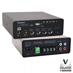 Amplificador 12/230V 3 Entradas 60W MP3/USB/SD/BT VSOUND - (VSPA30UBT)